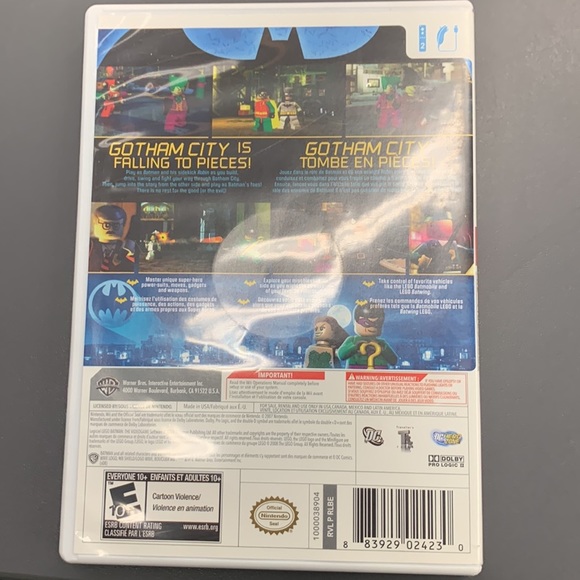 (3 for $20)WII GAME - Lego Batman The Video game EUC - Picture 2 of 5